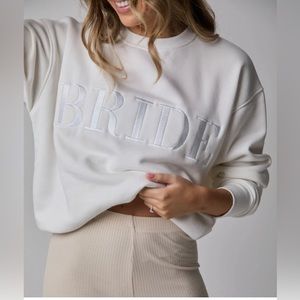 Six Stories bride sweatshirt